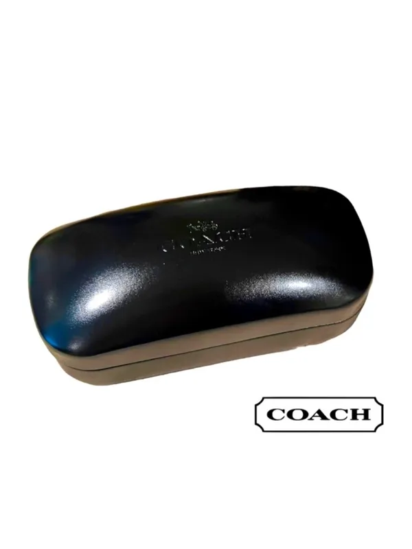 Coach New York Black Hard Shell Clamshell Eyeglass Sunglass Case - Image 3