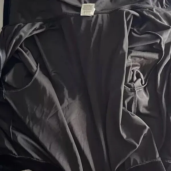 Victoria's Secret Velour Hoodie Sweatshirt Size XL Black Full Zip Rhinestone - Image 16