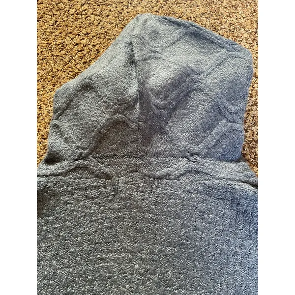 Universal Thread Blue Knit Hooded Poncho Sweater Size L NWT Boho Fall Cozy NWT - Image 7