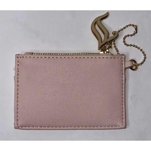 Juicy Couture Los Angles California Wallet Pink Gold Girlcore Y2K Minimalist New - Image 3