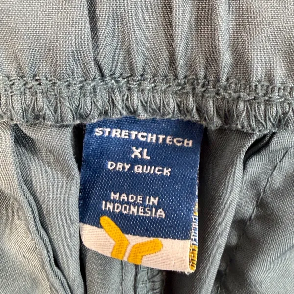 Old Navy Stretchtech Quick Dry Pants Women's XL Green Elastic Waist Activewear - Image 4