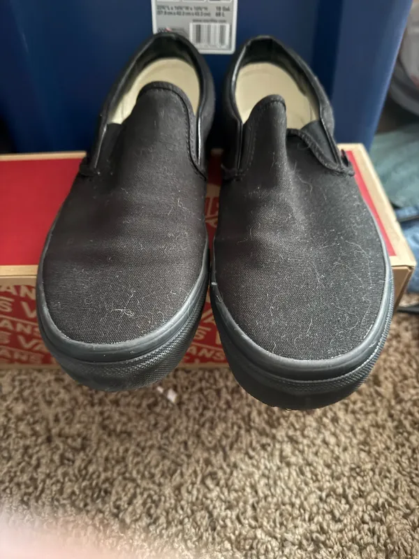 Black Vans Women’s Slip-On - Image 2