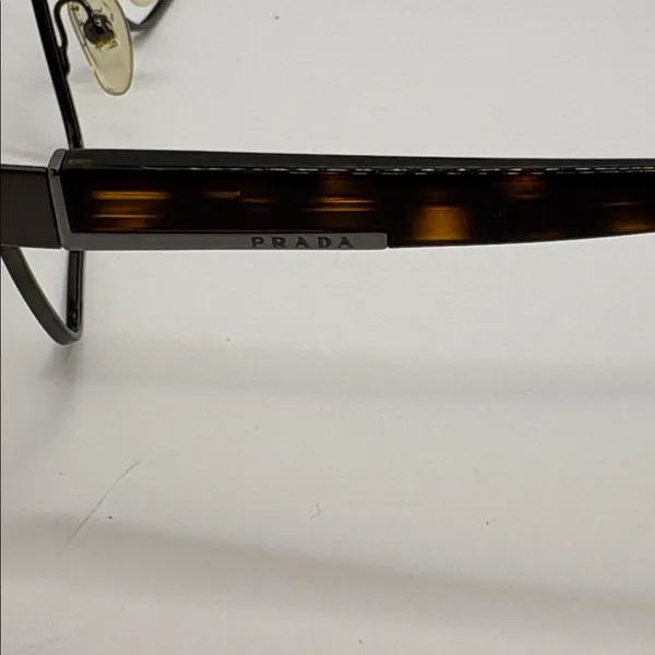 Women’s Prada tortoise shell eyeglass frames VPR 61P 53-16 LA8-101 140 - Image 5