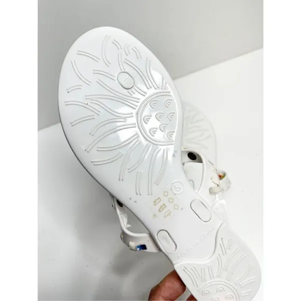Jack Rogers Sandals‎ Womens Size 5 White Georgica Jelly Slip On Flats - Image 8