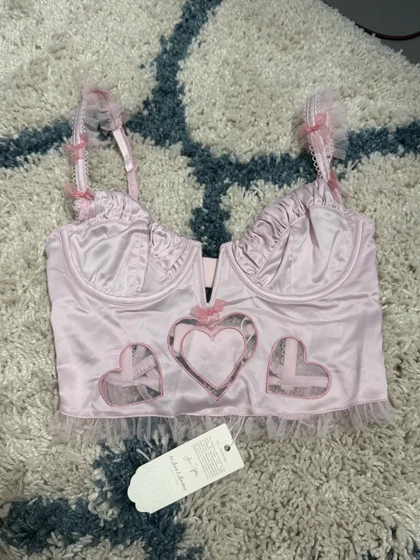For Love & Lemons Heart Top - Image 3
