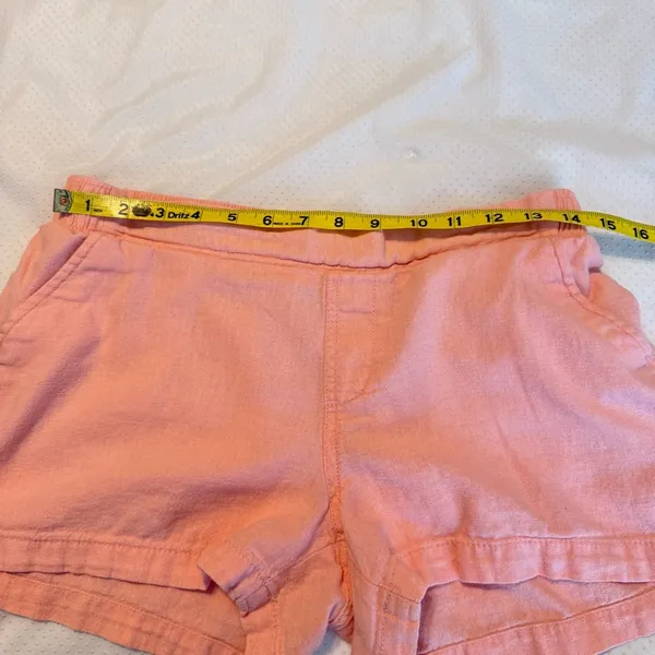 Old Navy Linen Blend Casual Pull On Shorts women’s size small 2.5” inseam Pastel - Image 9