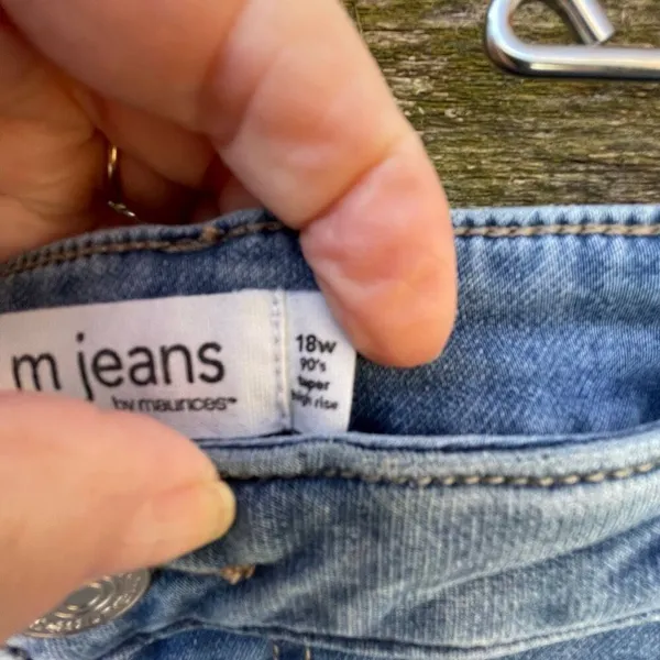 Maurice's M Jeans 18W short (ankle) 27” patched jeans - Image 5