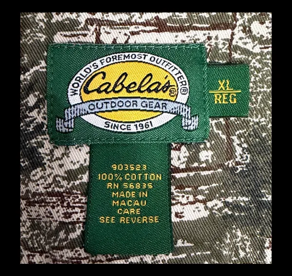 Cabela's longsleeve buttondown Denim deer & tree camouflage pattern - Size XL. Gently warn & excellent condition. Measurements approximately 27” from armpit to armpit x 29” long. Non-smoking home. Priced at as is condition. Don’t like my price make a reasonable offer! And thank you for checking my closet! - Image 4