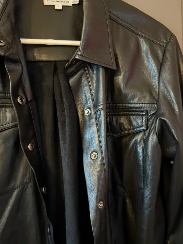 Good American Leather Jacket - Image 3