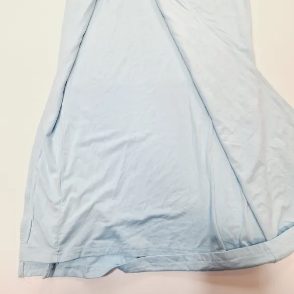 Superdown Erika Deep V Jersey Maxi in Baby Blue Medium - Image 4