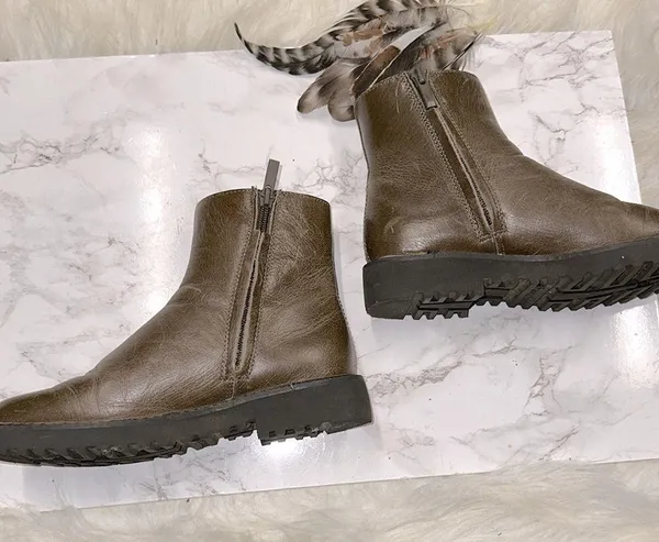 Franco Sarto 5M Cassie brown leather boots - Image 4