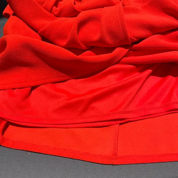 Gabrielle Union for New York & Co Orange Crepe Dress, size S - Image 9