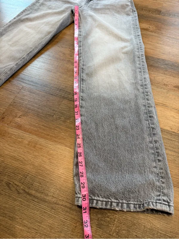 Zara Gray High-Rise Wide-Leg Jeans women’s 4 - Image 5