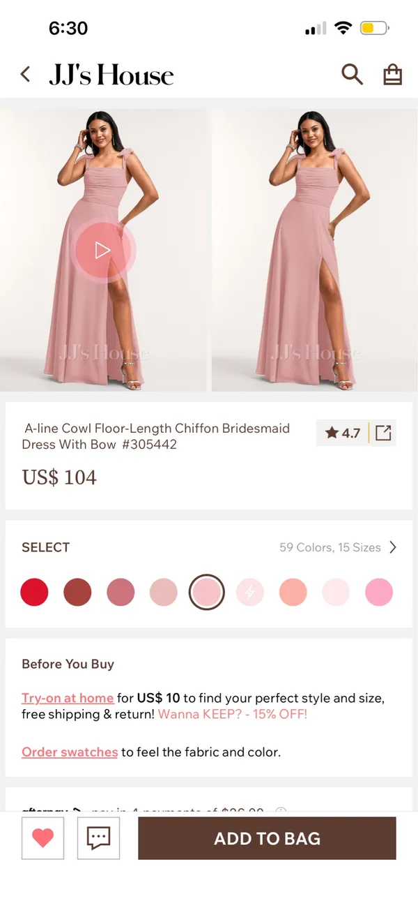 JJ's House Bridesmaid Dress - Image 5