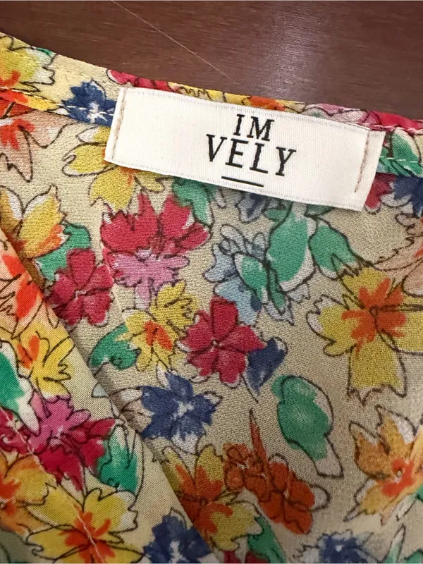 ImVely Women Floral Maxi Dress in Yellow Multicolor - Image 3