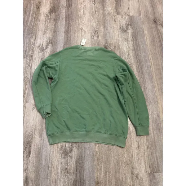 Aerie River Valley Graphic Sweatshirt Sage Green Oversized Crewneck XS NWT - Image 4