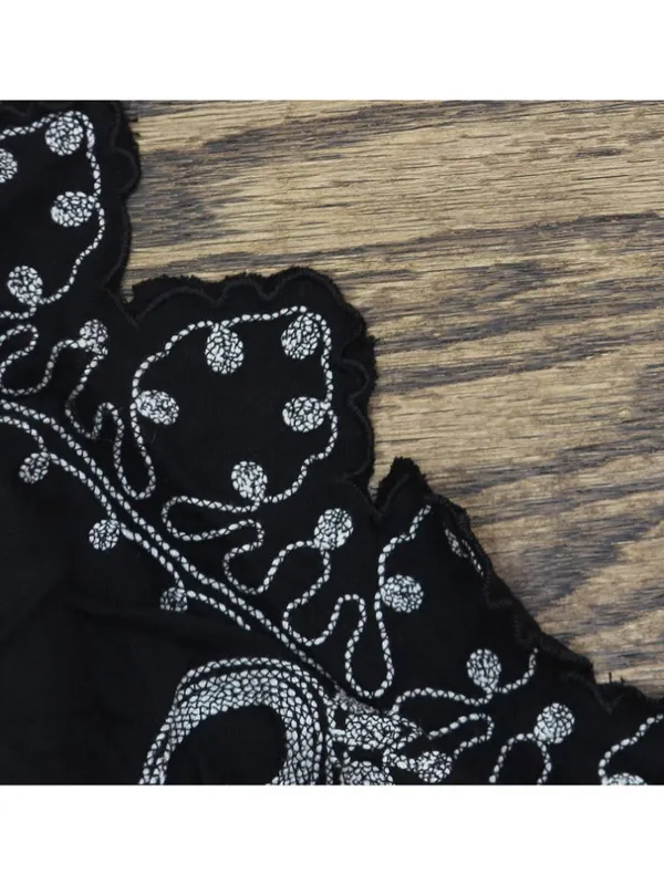 Universal Thread Button-Front Smocked Maxi Sundress 94442789 Black L - Image 5