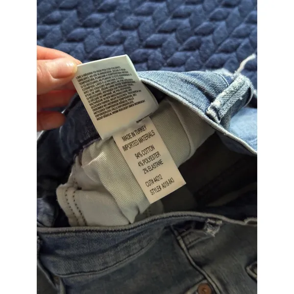 AGOLDE‎ Women's Blue Denim Distressed Jean Ankle Size 29 - Image 4