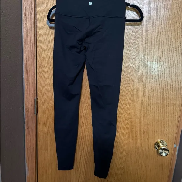Black High-Waisted black lululemon Leggings size 6 - Image 2