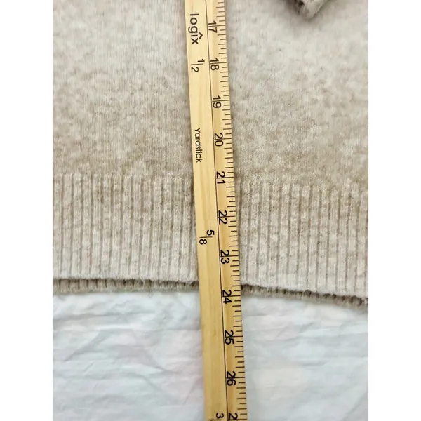 Old Navy Cozy‎ Crewneck Pullover Sweater Warm Ombre Tan Wool Blend S 498379-03 - Image 4