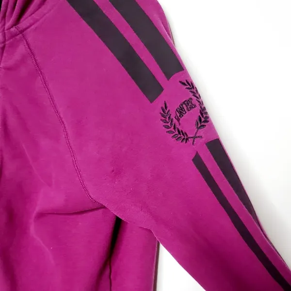 PINK - Victoria's Secret zip up hooded sweatshirt sz M - Image 3