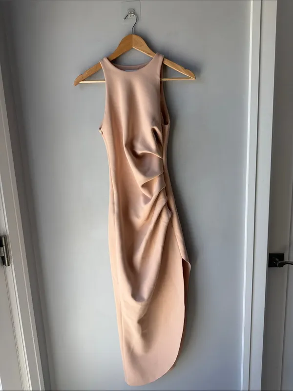 MISHA Collection Ida Dress Asymmetric High-Low Gathered Waist - Image 2