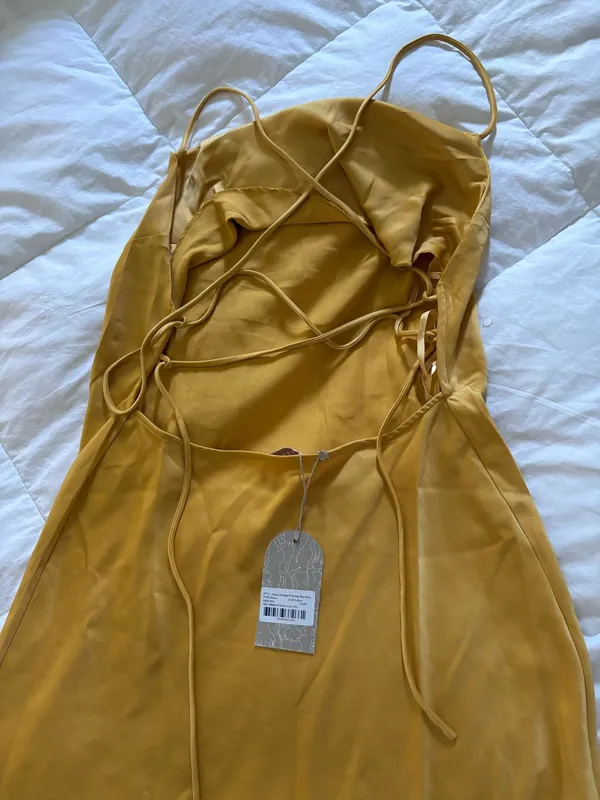 Meshki Satin Maxi Dress - Image 2
