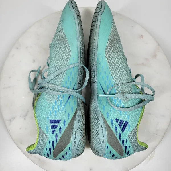 Adidas X Speedportal4 FxG Womens Indoor Soccer Football Cleats 8 Aqua Blue Laces - Image 3