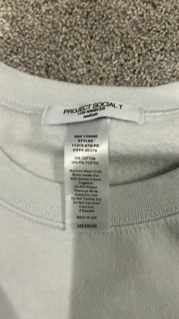 USA 2024 Paris Olympics Crewneck White Size M - Image 2