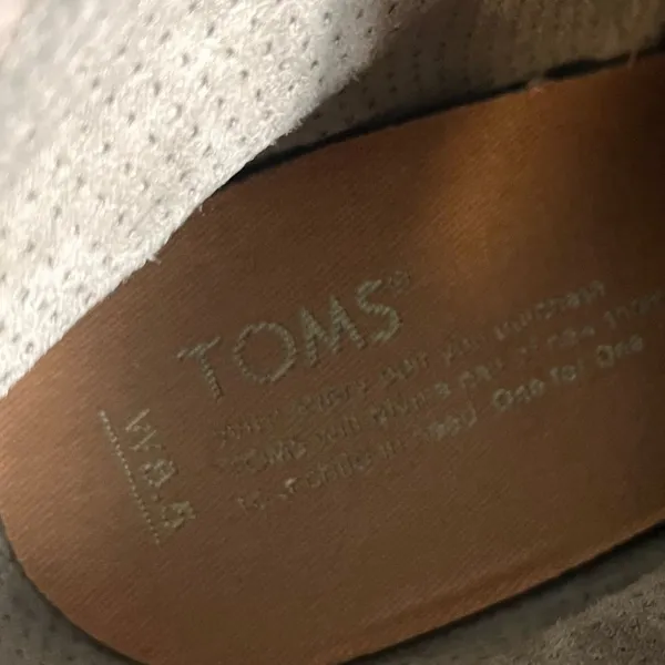 Toms Lunata Tan Burnished Heeled Ankle‎ Boots Size 8.5 - Image 9