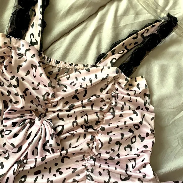 100% silk dress Size M - Image 3