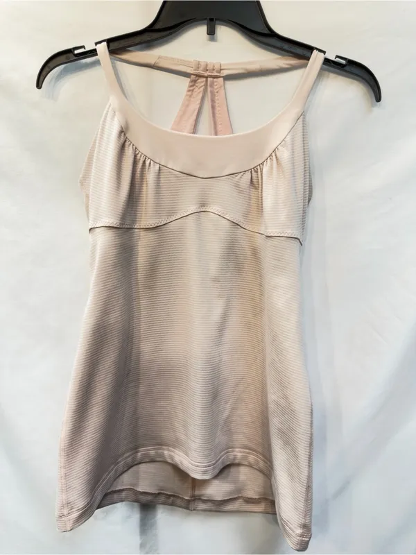 Lululemon Scoop Me Up Tank Tonka Stripe in Pretty Pink Size 8 - Image 5