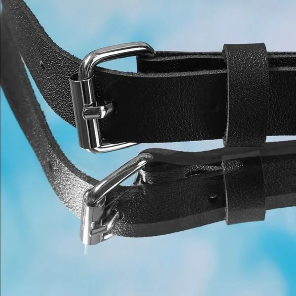 Harness Black Underbust Suspender Double Belt New - Image 7