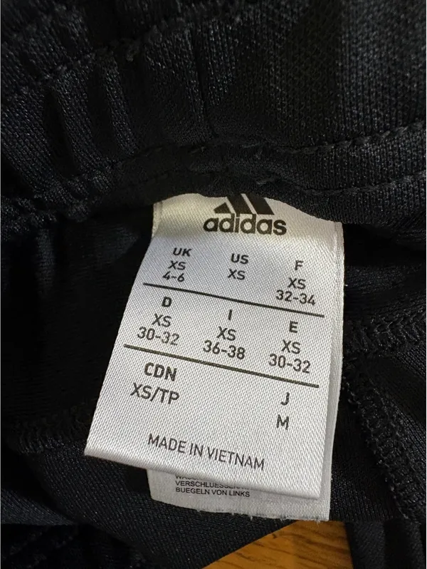 Adidas XS Black ClimaCool Track Pants 3-Stripe - Image 8