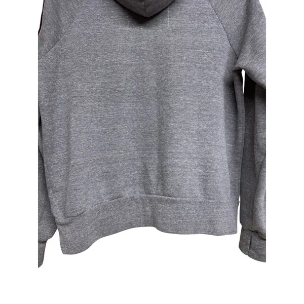 Aviator Nation Velvet Striped Pullover‎ Hoodie Gray Size Small - Image 6