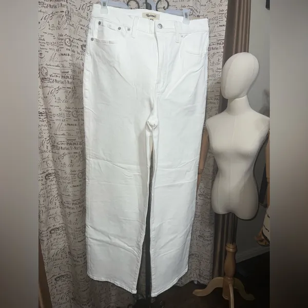 Madewell sz T31 The Tall Perfect Vintage Wide-Leg Crop Jean $128 - Image 8