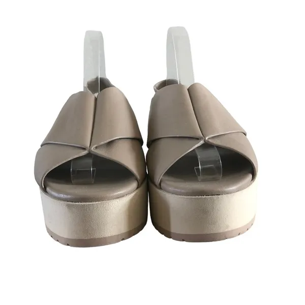 Vince Jenaya‎ Slingback Nude Sport Platform Sandal 10 - Image 3