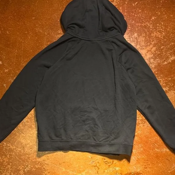 Nike Funnel Neck Hoodie with White Swoosh Logo Women's Size Small - Image 6