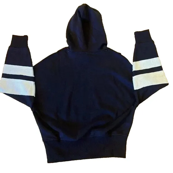 Junk Food‎ Womens Black And White Cozy Cropped Hoodie New Size Small Sweatshirt - Image 2