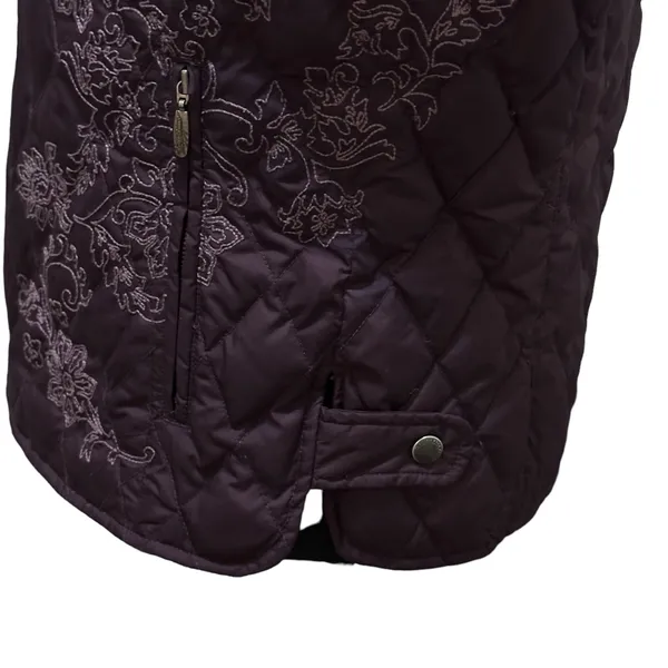 Eddie‎ Bauer Women Medium Premium Quality Goose Down Quilted Puffer Vest - Image 7
