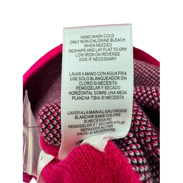 Karl Lagerfeld Paris Hot Pink Eiffel Tower Rhinestone Sweater M NWT Parisian - Image 6