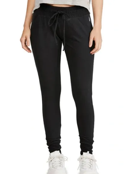 FP Movement Free People Sunny Skinny Sweatpants Black Medium - Image 2
