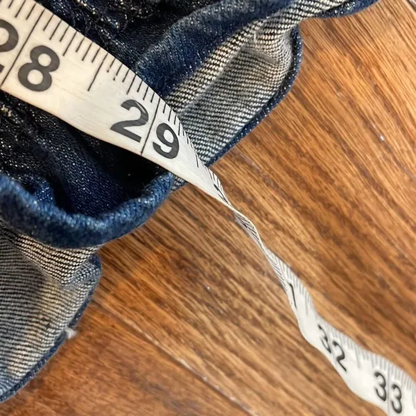 Urban Outfitters denim smocked mini dress size 6 - Image 5