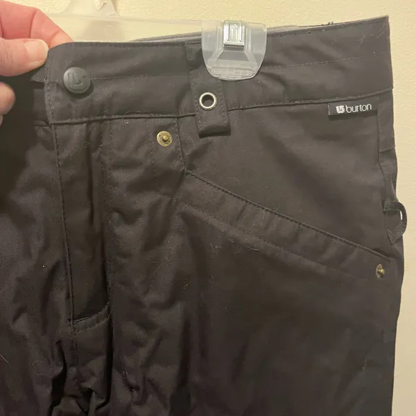 Burton ~ Dry Ride‎ Black Embroidered Snowboard Ski Pants ~ S - Image 2
