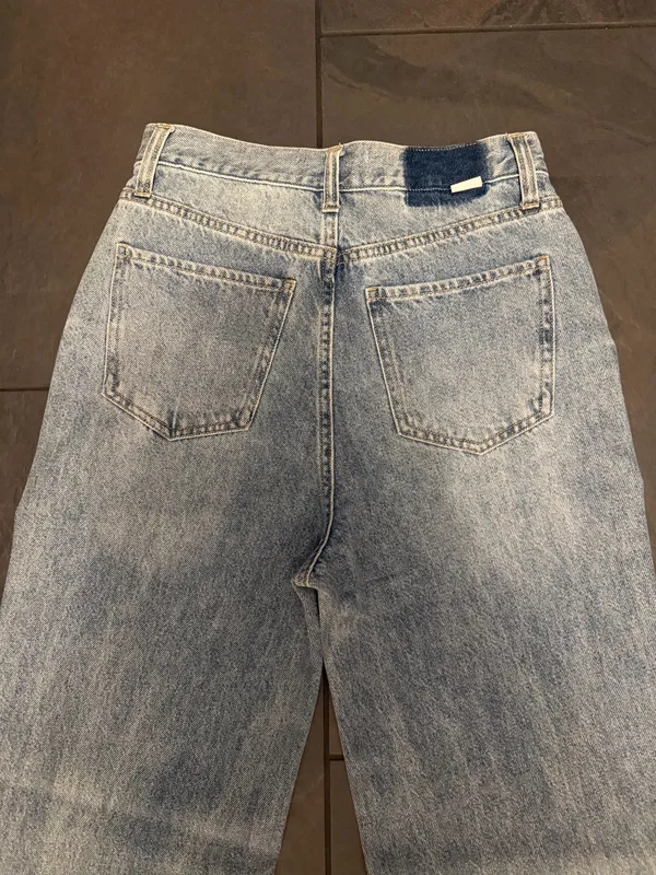 Daze Studded Wide Leg Jeans Blue Size 0 - Image 10