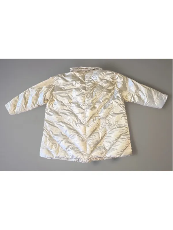 Women's AVA & VIV Ivory Puffer Jacket 2X - Image 2