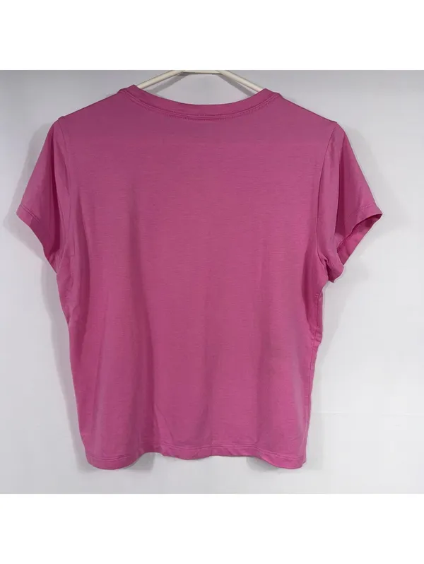 Nike The Nike Tee Pink Embroidered Swoosh Short Sleeve T-Shirt Women’s Size L - Image 7
