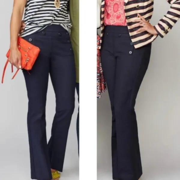 CAbi Mariner Trouser | Sailor Pants in Navy #5077 - Image 3