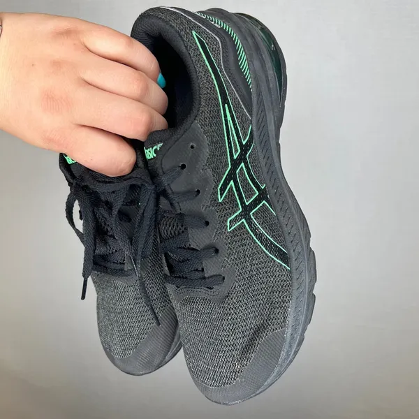 ASICS GT-1000 Womens Running Shoes Black Mint Green 1014A237 Size 6.5 US - Image 3