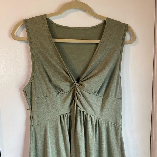 SHEIN Green Sleeveless Sweetheart Midi Sundress SZ XL - Image 2
